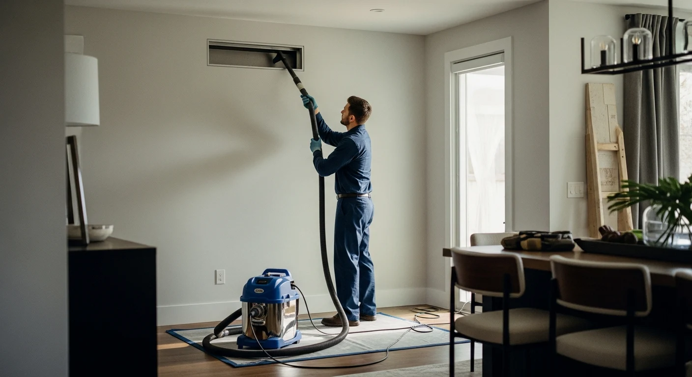Professional air duct cleaning service improving indoor air quality in Broward County FL